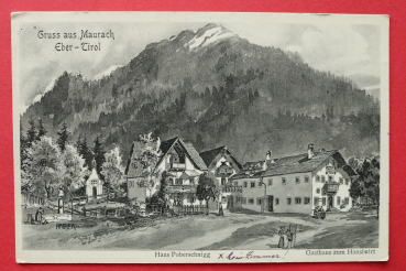 Postcard PC Maurach / 1915